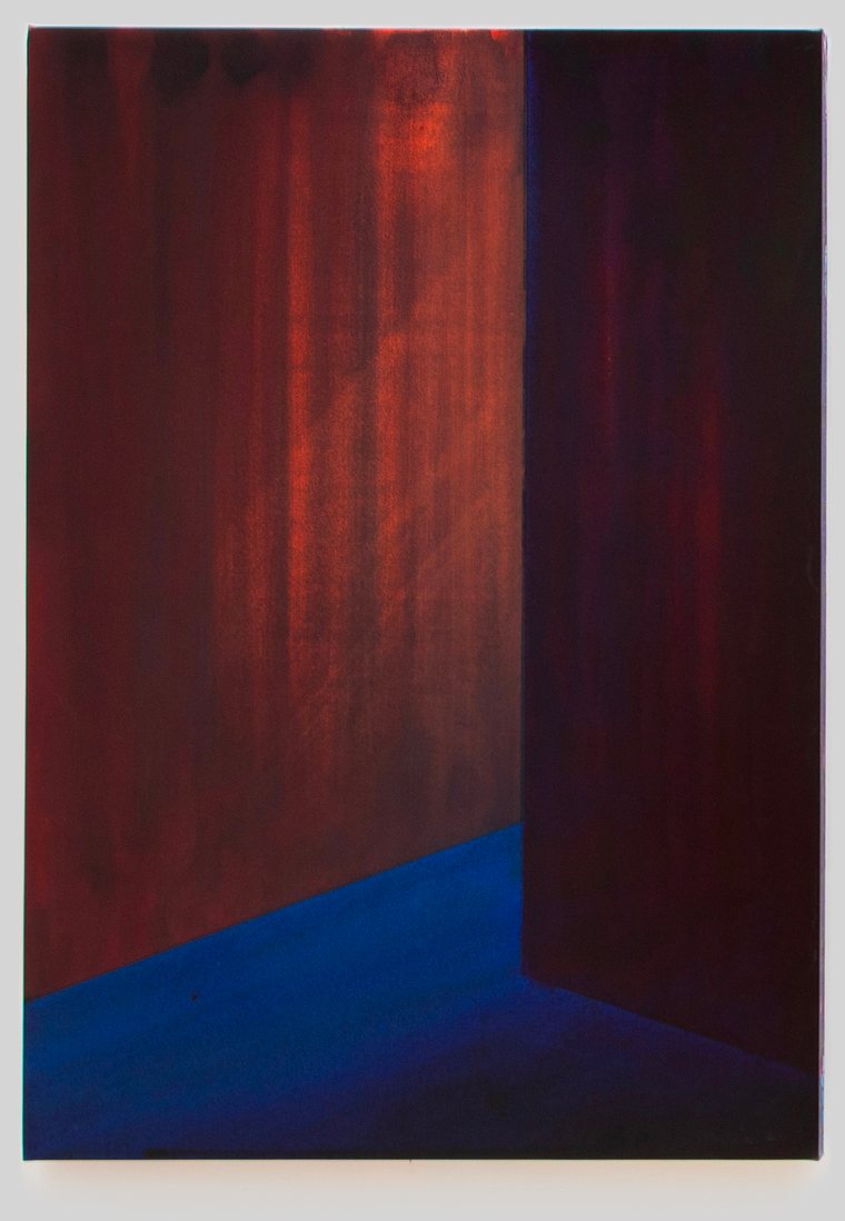 interior 3, 2023, ink on paper, 70 x 100 cm